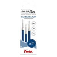 Recharge pour stylo roller Pentel EnerGel 0,4 mm Moyen Rollerball Bleu LR7-3C 3 Unités