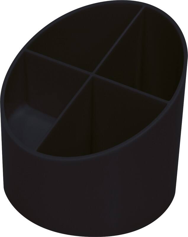 Pot à crayons Helit The Green Cross Noir 11 x 10,5 cm