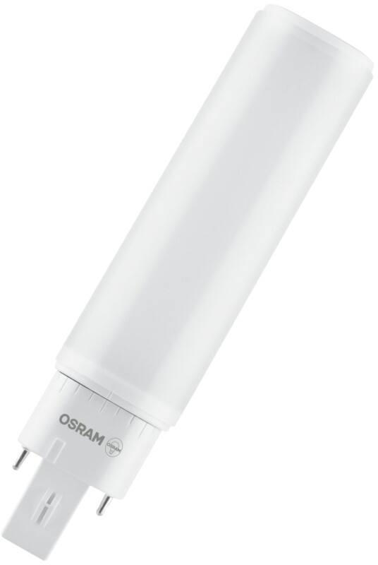 Tube fluorescent Osram Mat G24q-2 7 W Blanc chaud