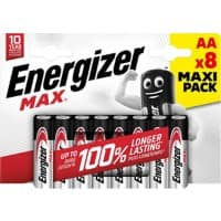 Pile Energizer Max AA alcaline LR6 2 550 mAh 1,5 V 8 unités