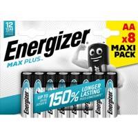 Pile Energizer Max Plus AA alcaline LR6 1,5 V 8 unités