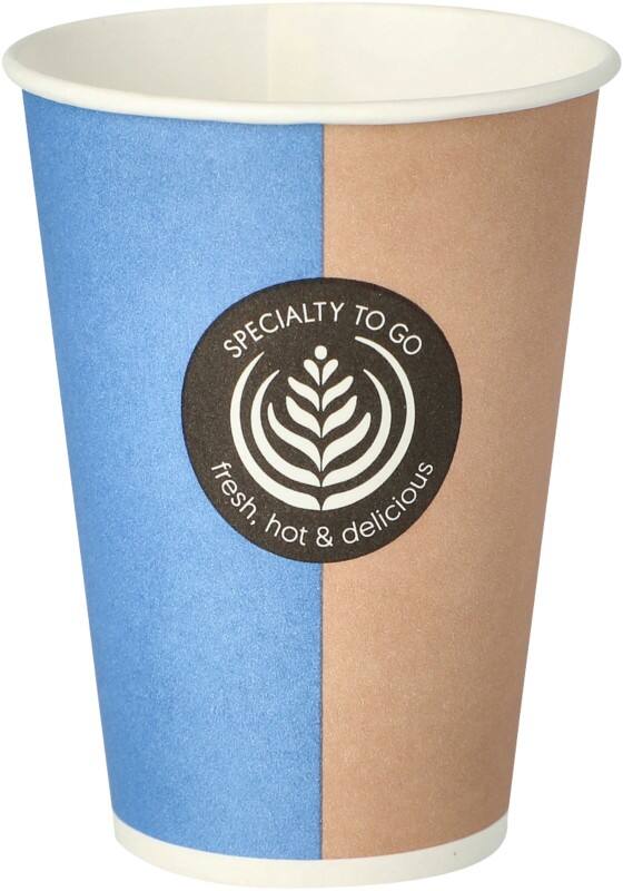 Gobelets jetables PAPSTAR Jetables Carton, PE (Polyéthylène) 180 ml Brun 100 unités