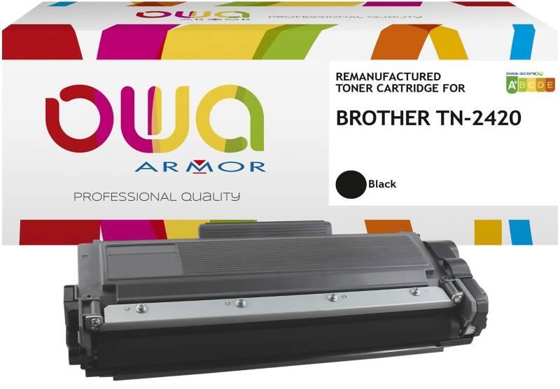 Toner OWA K18158OW Compatible Brother TN-2420 Noir