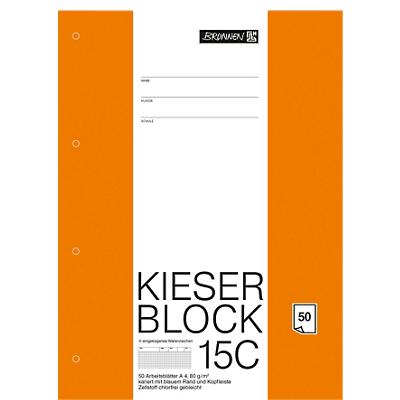 Bloc-notes BRUNNEN Kieser A4 Quadrillé Collé Reliure par collage 50 unités