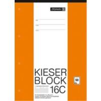 Bloc-notes BRUNNEN Kieser A4 Quadrillé Reliure par collage 50 unités