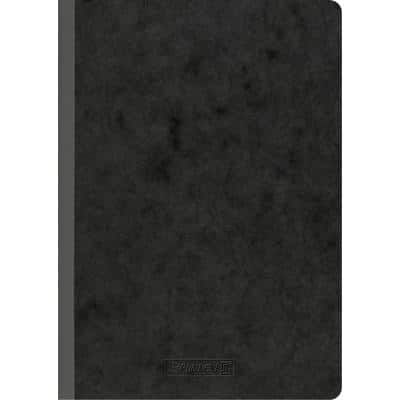 Cahier BRUNNEN A5 Quadrillé 90 g/m² Premium Noir Collé 96 feuilles
