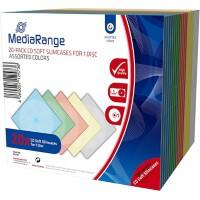 MediaRange Soft Slimcases Pochette pour CD/DVD 20 Unités