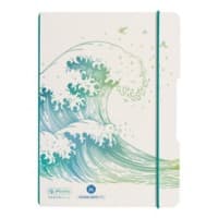 Carnet Herlitz Pointillé Polypropylène A5 Blanc, vert