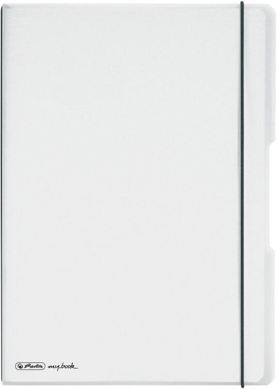 Carnet Herlitz Quadrillé Polypropylène A4 Blanc