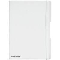 Carnet Herlitz Quadrillé Polypropylène A4 Blanc