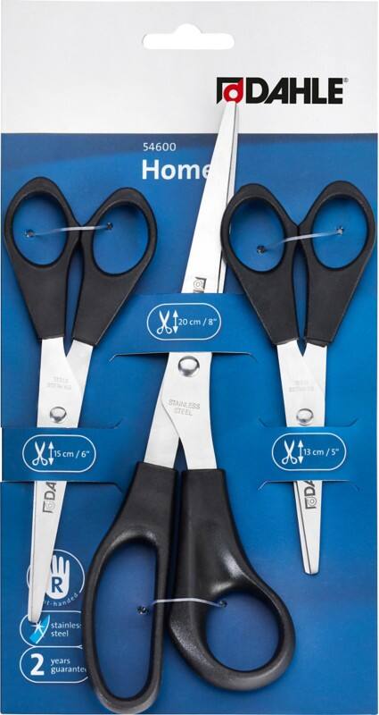 Ciseaux Dahle HOME 255 mm Acier 3 Unités