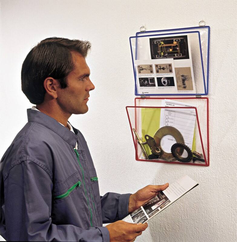 Poches murales Tarifold A4 Djois Montage mural Bleu 340001 38,5 x 5 x 27,5 cm 340001 5 Unités