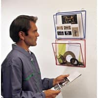 Poches murales Tarifold A4 Djois Montage mural Bleu 340001 38,5 x 5 x 27,5 cm 340001 5 Unités