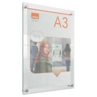 Cadre d'affichage Nobo Premium Plus A3 1915590 34,8 (L) x 2,4 (P) x 47,1 (H) cm 1915590