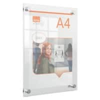 Cadre d'affichage Nobo Premium Plus A4 1915591 26,1 (L) x 2,4 (P) x 34,6 (H) cm 1915591