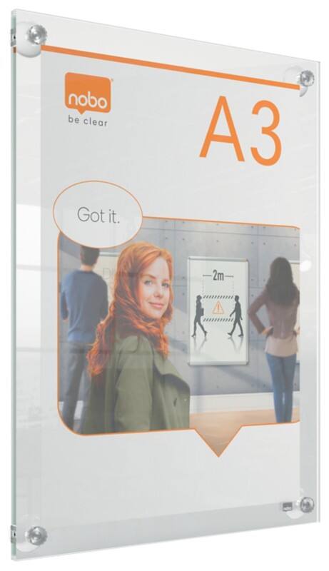 Cadre d'affichage Nobo Premium Plus A3 1915599 34,8 (L) x 2,4 (P) x 47,1 (H) cm 1915599