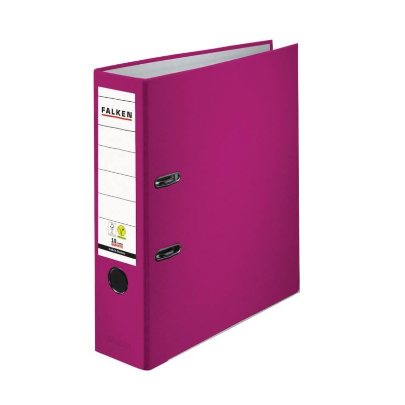 Classeur à levier Falken Large A4 80 mm Violet 2 Anneaux 23001048000F Plastique