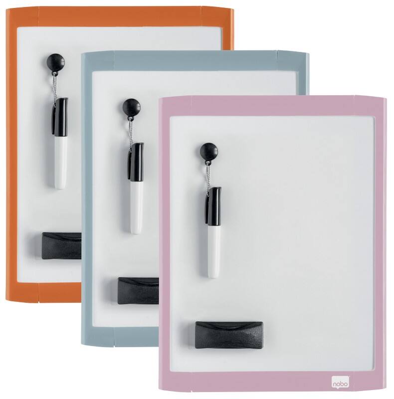 Tableau blanc Nobo Mini Magnétique Acier Laqué Simple face 21,6 (L) x 28 (H) cm
