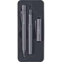 Stylo-bille et stylo-plume Faber-Castell Grip Gift Box Bleu