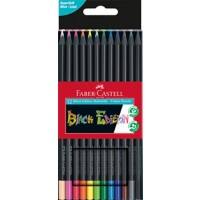 Crayons de couleur Faber-Castell Black Edition 116412 Noir 12 unités