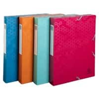 Boîte de classement Exacompta Maïa 59210E A4 Assortiment 250 x 330 mm Polypropylène recyclé 4 unités