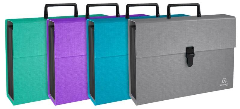 Farde extensible Exacompta Spécial Vierge Carte lustrée Assortiment 56750E 32 (l) x 24 (H) cm 4 Unités