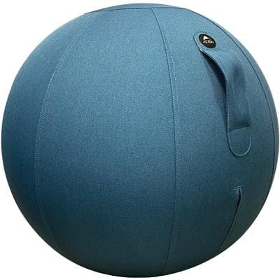 Siège ballon ergonomique Ergoball Alba Tissu Bleu 120 kg MHBALL B 65 mm x 65 mm