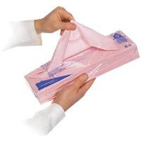 Chiffons WYPALL X50 Rouge 6 paquets de 50 feuilles