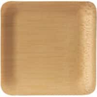 Assiette PAPSTAR Jetable Bambou Crème 10 unités