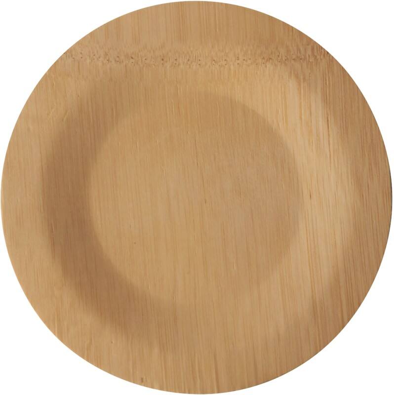 Assiette PAPSTAR Pure Jetable Bambou 180 mm Crème 10 unités