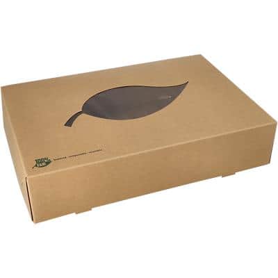 Boîte alimentaire à emporter PAPSTAR Pure Carton Brun 87955 10 Unités