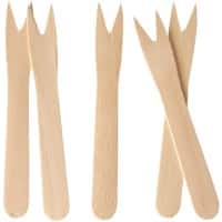 Fourchettes à frites Papstar PAPSTAR Bois Brun 1000 Unités