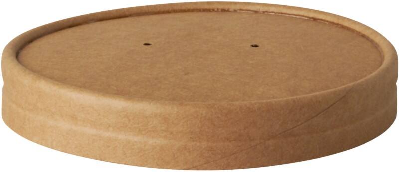 Couvercle pour tasses à soupe PAPSTAR 87267 Carton Marron 25 Unités