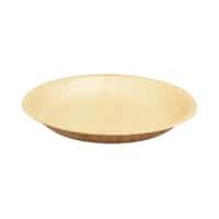 Assiette PAPSTAR Jetable Feuille de palmier 185 mm Crème 25 unités