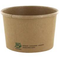 Terrine à soupe Papstar 87264 Brun 25 unités