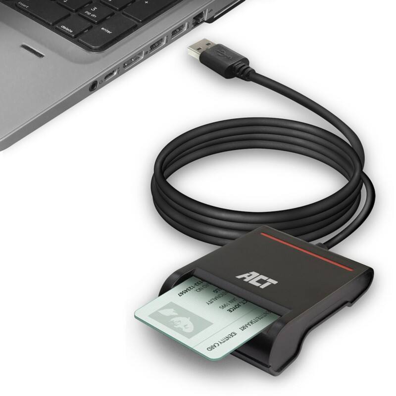 Lecteur de carte à puce USB ACT AC6015 Gris