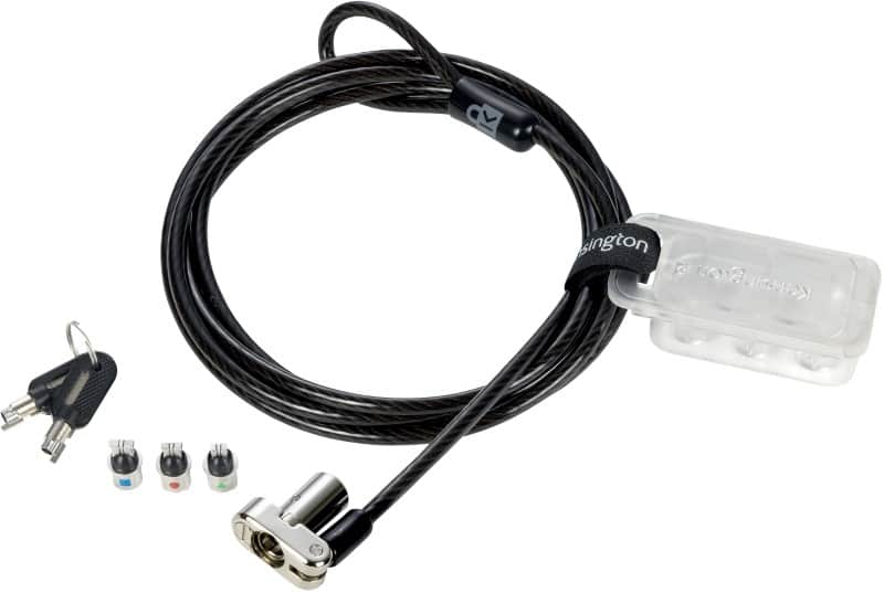 Câble de sécurité à clé universel 3-en-1 Kensington K62318WW Noir