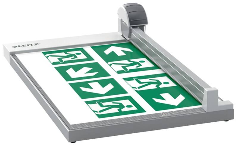 Rogneuse Leitz Precision Office 9028 Papier A3 420 mm Rétractable Lame rotative Coupe droite, ondulée ou perforante Gris 15 feuilles