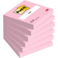 Notes couleurs Post-it 654-PNK Rose 76 x 76 mm (h x l)