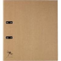 Classeur à levier PAGNA Large Pure A4 75 mm Brun clair 2 Anneaux Carton Mat