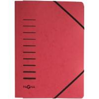 Trieur PAGNA 24007-01 Carton A4 Rouge