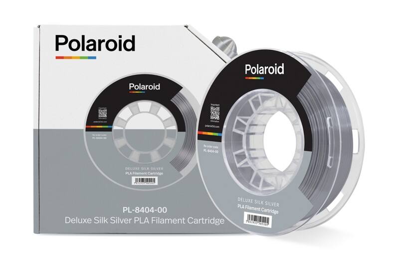 Filaments 3D Polaroid PL-8404 PLA Plastique 155 mm Argenté