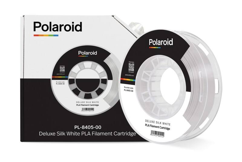 Filaments 3D Polaroid PL-8405 PLA Plastique 155 mm Blanc