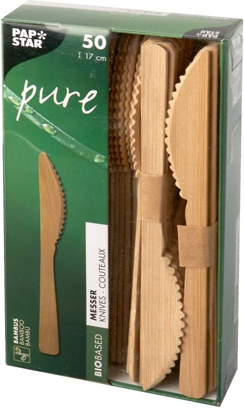 Couteau Papstar 88031 Crème 50 unités