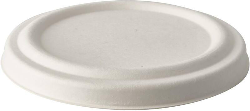 Couvercle PAPSTAR Jetable Canne à sucre Blanc 50 unités