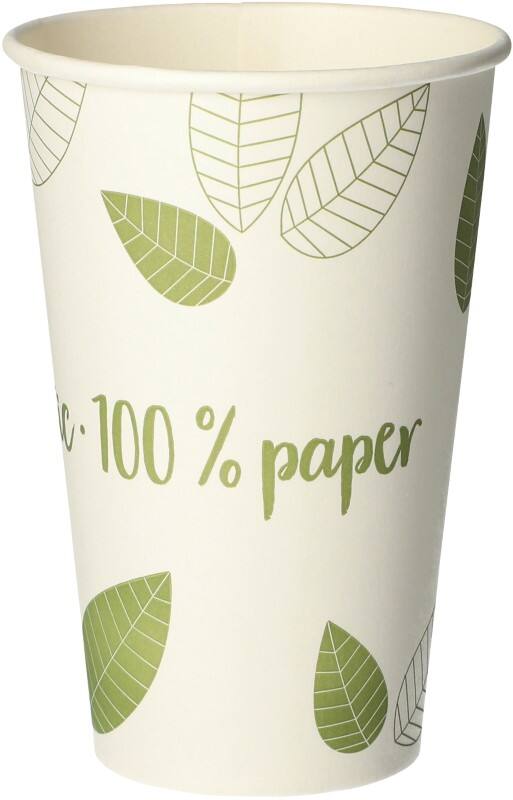 Gobelet PAPSTAR Jetable Papier 300 ml Vert 50 unités