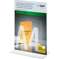 Présentoir Sigel TA220 A4 Acrylique Transparent 210 x 300 mm