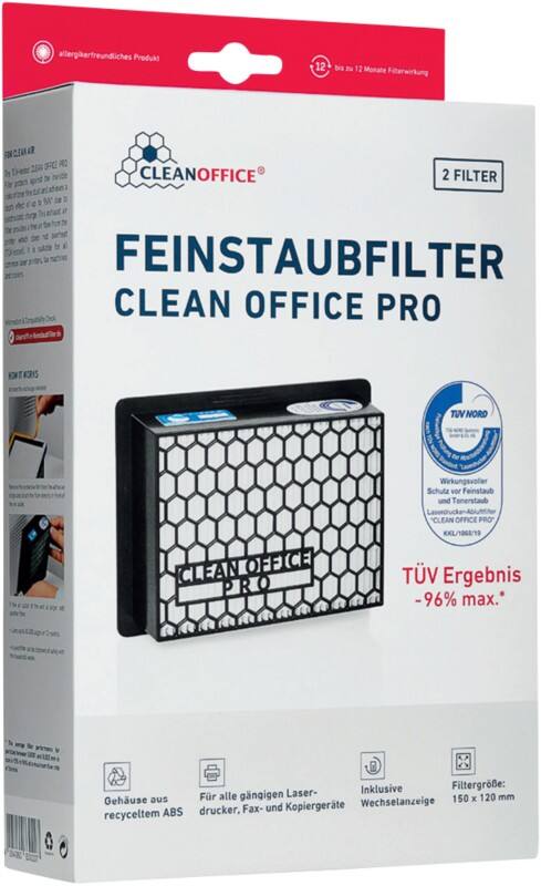 Filtre à poussière Clean Office 8302020 Noir