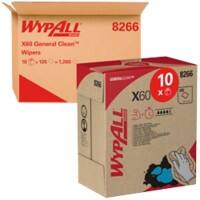 Chiffons de nettoyage Wypall X60 Blanc 42,7 x 31,8 cm 10 Unités de 126 Feuilles