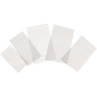 Sachets à fermeture zip avec bandes d’écriture blanches Tenza ODB223 Transparent 150 x 100 mm 1 000 unités